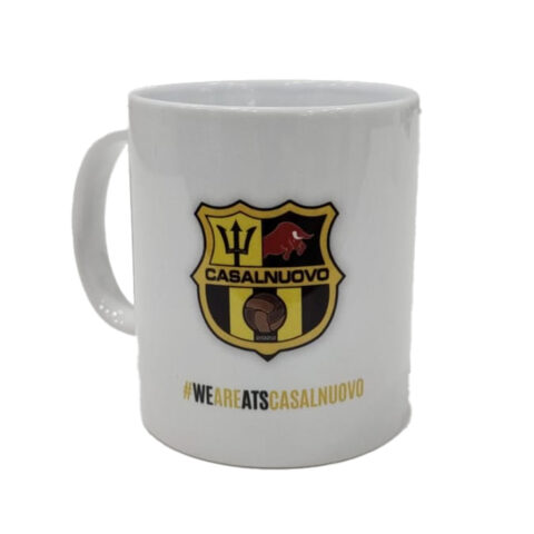 Tazza Ufficiale ATS Casalnuovo Calcio di colore Bianco